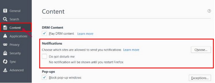 Dezactivare notificări în browser Opera sau Firefox dezactivezi notificările firefox