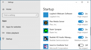 gestionează programele de pornire în Windows 10