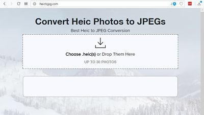 Cum se deschide fișierele HEIC în Windows online heic