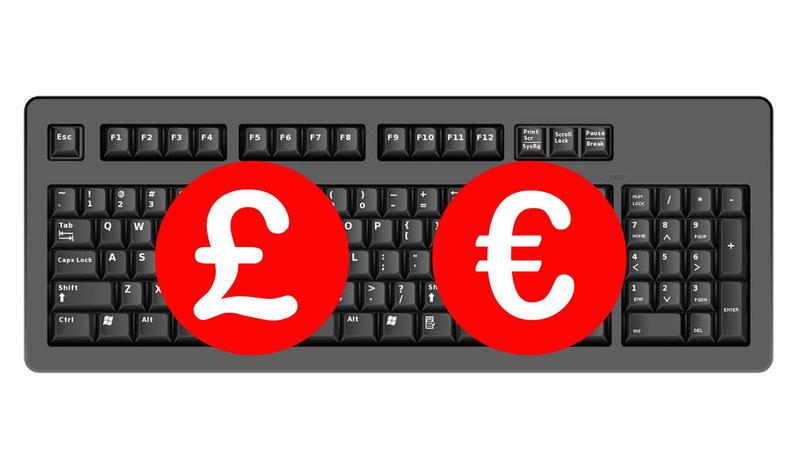 Cum se obține semnul £ sau € pe orice tastatură chiar și pe iPhone sau iPad