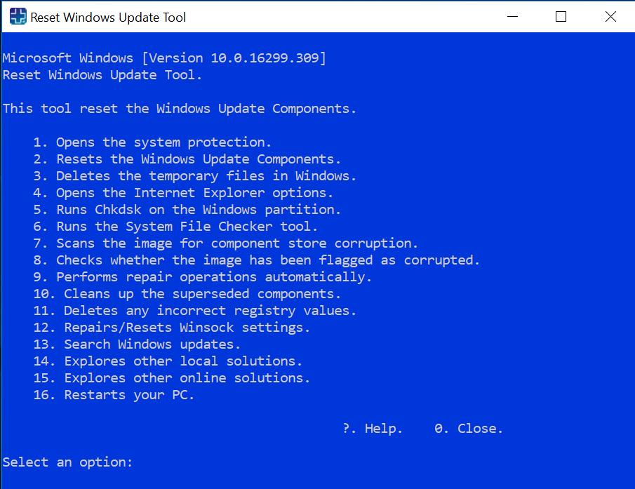 Probleme update Windows tool