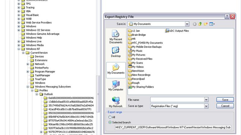 Cum se face o copie de rezervă - Backup a Registrului Windows