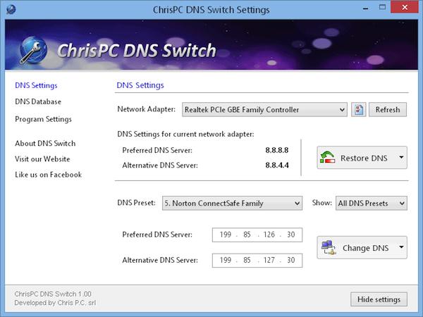 Cum se schimbă serverele DNS în Windows
