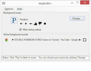 Oprește muzica pe PC la executarea altor sunete