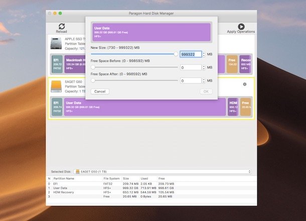 Programe gratuite de partiționare HDD Paragon Hard Disk Manager