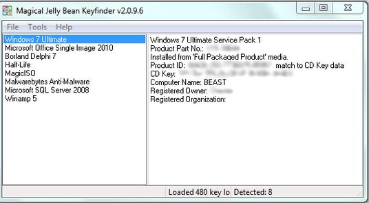 Cum găsești cheia de produs la Windows 1087 programe de gasit cheia