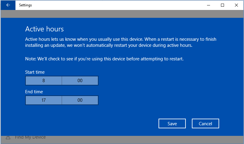 Dezactivare update (actualizări) Windows 10 repornire dupa actualizare