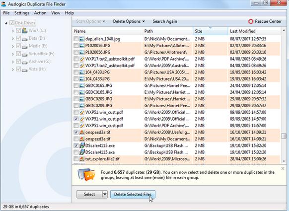 sterge fisierele duplicate pe PC cu Windows 10 Auslogics Duplicate File Finder