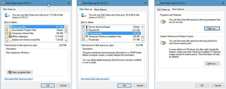 Eliberare spațiu de stocare pe PC cu Windows 10 Curățarea hard disk-ului