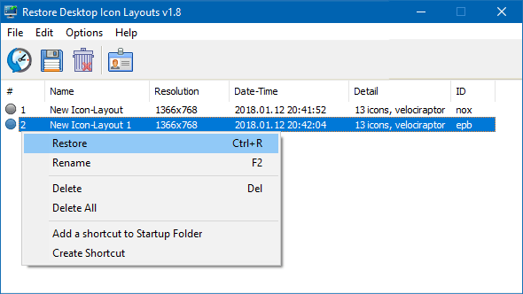 Micșorare iconițe pe desktop în Windows 10/8/7