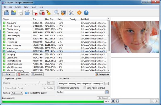 Program de comprimat poze download pe PC caesium