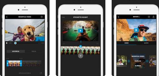 Aplicații pentru GoPro Android sau iPhone Splice