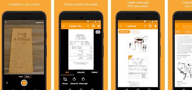 Aplicații scanner documente pentru Android sau iPhone Genius Scan
