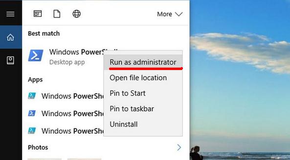 Cum dezinstalezi aplicațiile preinstalate în Windows 10 cont de administrator