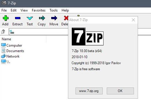 Programe pentru comprimat fișiere pe Windows sau Mac 7-zip