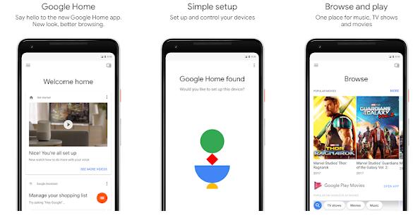 Aplicații pentru conectare telefon la TV Android sau iPhone Google Home