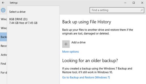 Copie de rezervă la Windows 10 pe PC sau laptop selectare hard disk
