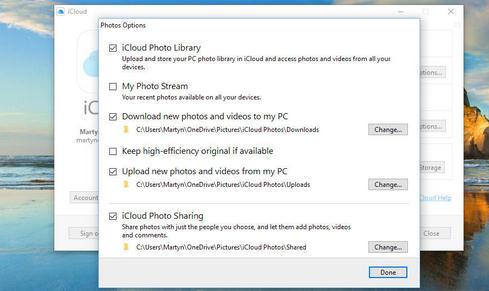 Cum folosești un iCloud pentru Windows pe PC sau laptop optiuni imagini