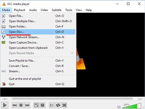 Cum vezi filmele pe DVD în Windows 10 Vlc media player
