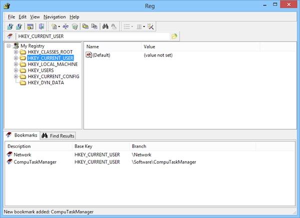 Editor de registru pentru Windows cu funcții suplimentare
