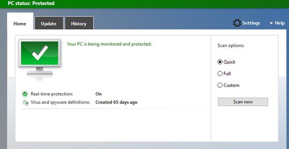 Activare sau dezactivare Windows defender Windows 10 activat