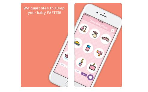 Aplicație pentru zgomot alb Baby Sleep Sound (iOS)