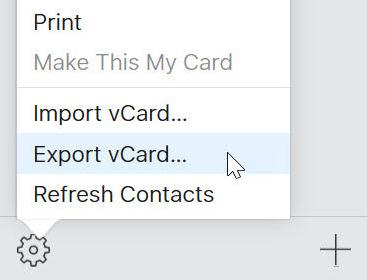 Copiază contactele de pe iPhone pe PC exportare pe pc