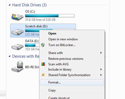 Formatare hard disk chiar și extern pe PC sau laptop stergere rapida