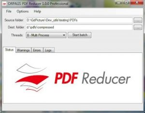 Program pentru comprimare documente PDF