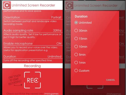 Unlimited Screen Recorder
