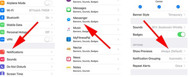 Ascunde mesaje pe telefon iPhone sau Android opreste notificari