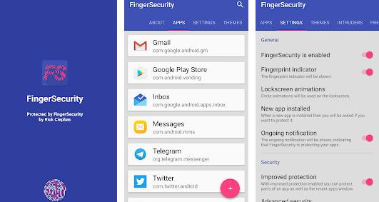 Blocare aplicații pe Android FingerSecurity