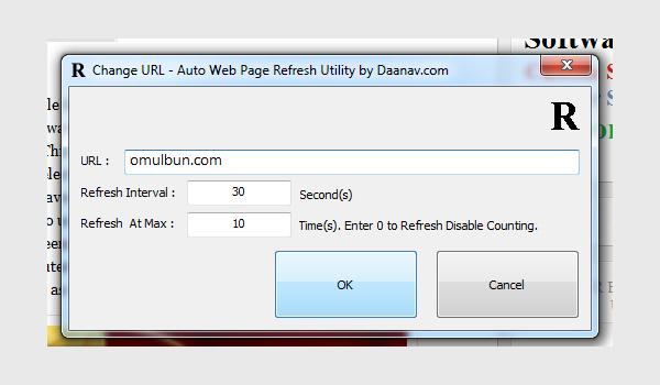 Refresh automat la o pagină web Chrome sau Mozilla