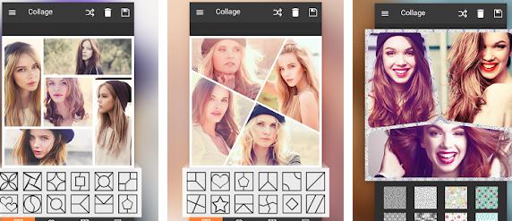 Aplicații de făcut colaje din poze sau video pe telefon Android sau iphone Photo Collage