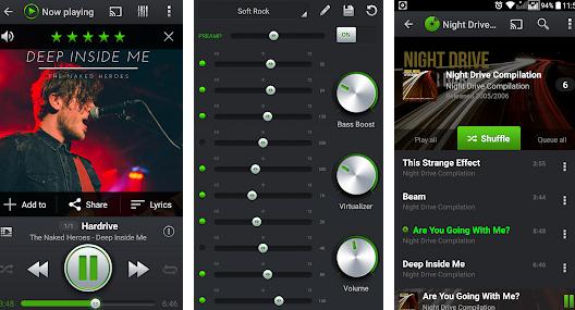 Aplicații pentru Playere audio pe telefon Android PlayerPro