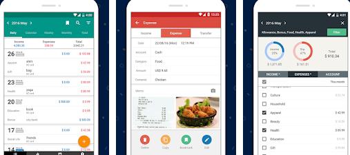 Aplicații pentru economisirea banilor Android sau iPhone Money Manager