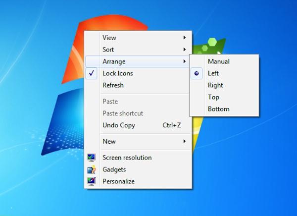 Program pentru pictograme organizează iconițele Windows