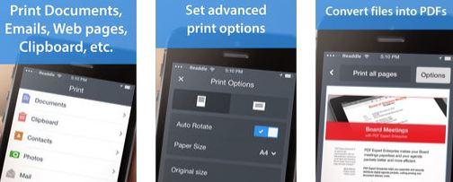 Aplicație pentru imprimare Printer Pro iphone