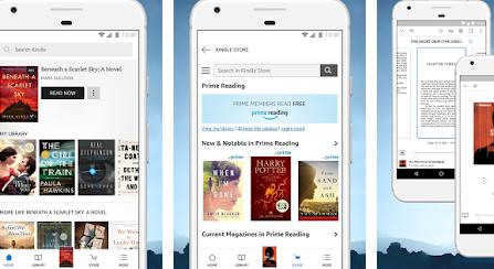 Aplicații de citit cărți pe telefon pentru Android sau iPhone Amazon Kindle