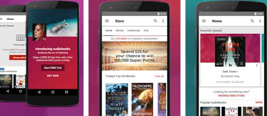 Aplicații de citit cărți pe telefon pentru Android sau iPhone Kobo