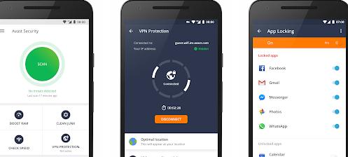 Aplicații pentru antivirus securitate telefon Android Avast Antivirus