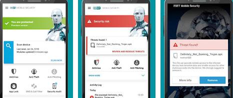 Aplicații pentru antivirus securitate telefon Android Eset Mobile Security & Antivirus