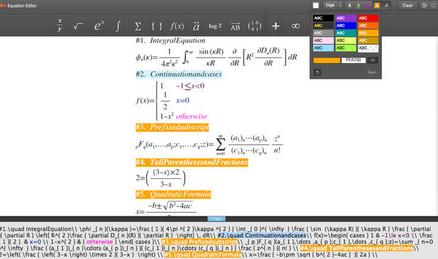 Programe de rezolvat ecuații și exerciții la matematică Daum Equation Editor