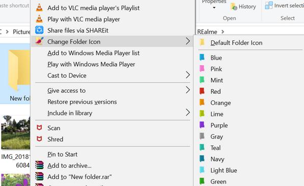 Schimba culoarea la foldere (directoare) în Windows 10 Folder Painter