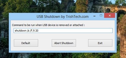 Închide calculator sau laptop cu stick USB Shutdown