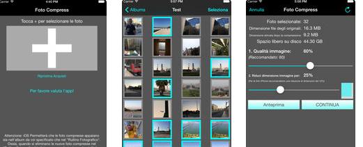 Aplicații de făcut poze mai mici pentru Android sau iPhone Photo Compress