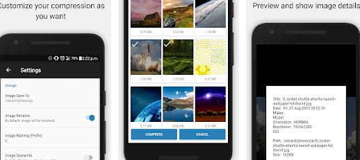 Aplicații de făcut poze mai mici pentru Android sau iPhone Photoczip