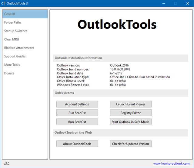 Program care personalizează setările la Microsoft Outlook