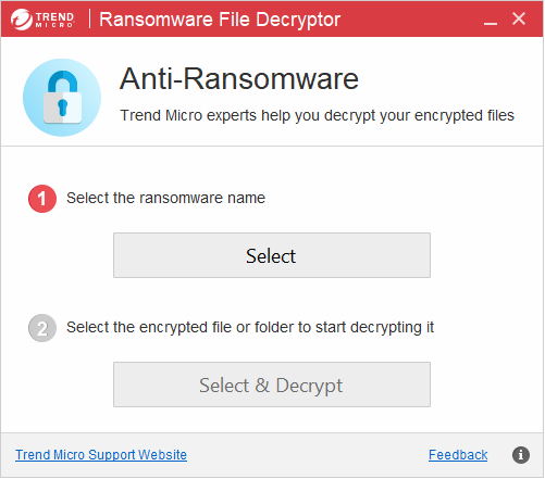 Program pentru decriptare fișiere ransomware