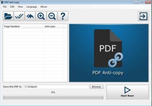Protejarea unui document PDF cu PDF Anti-Copy